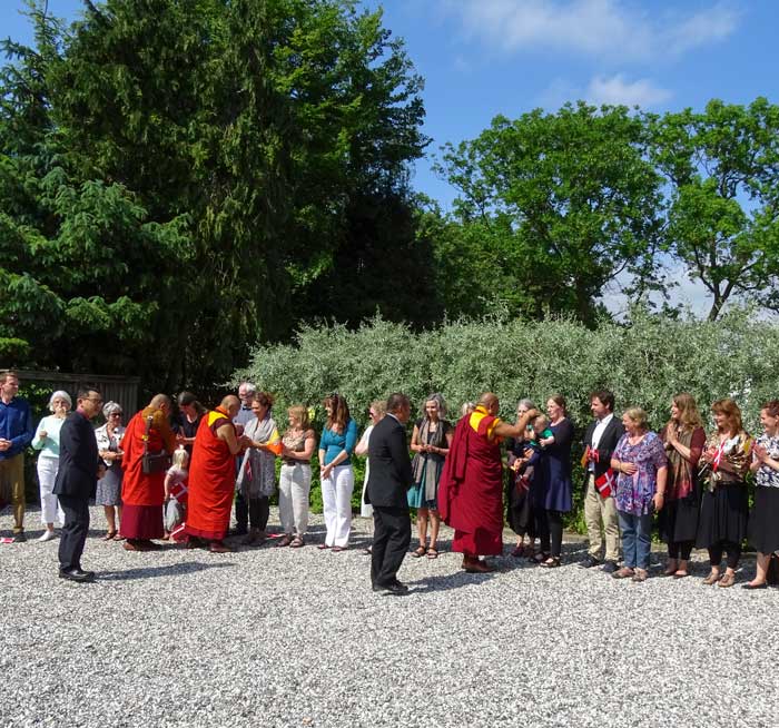 Den nye stupa pÃ¥ Tigerens Rede blev indviet af selveste Dorje Lopen.