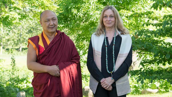 Dorje Lopen og Anne Sophie på Tigerens Rede